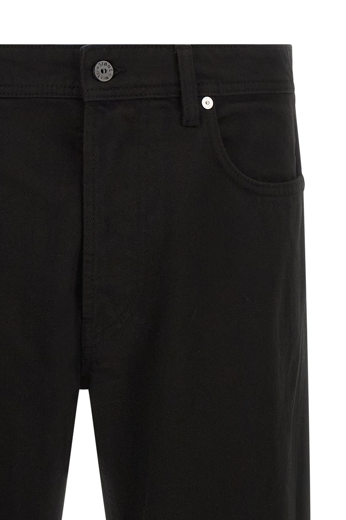 garment-dyed bull denim cotton canvas jeans
