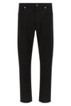 garment-dyed bull denim cotton canvas jeans