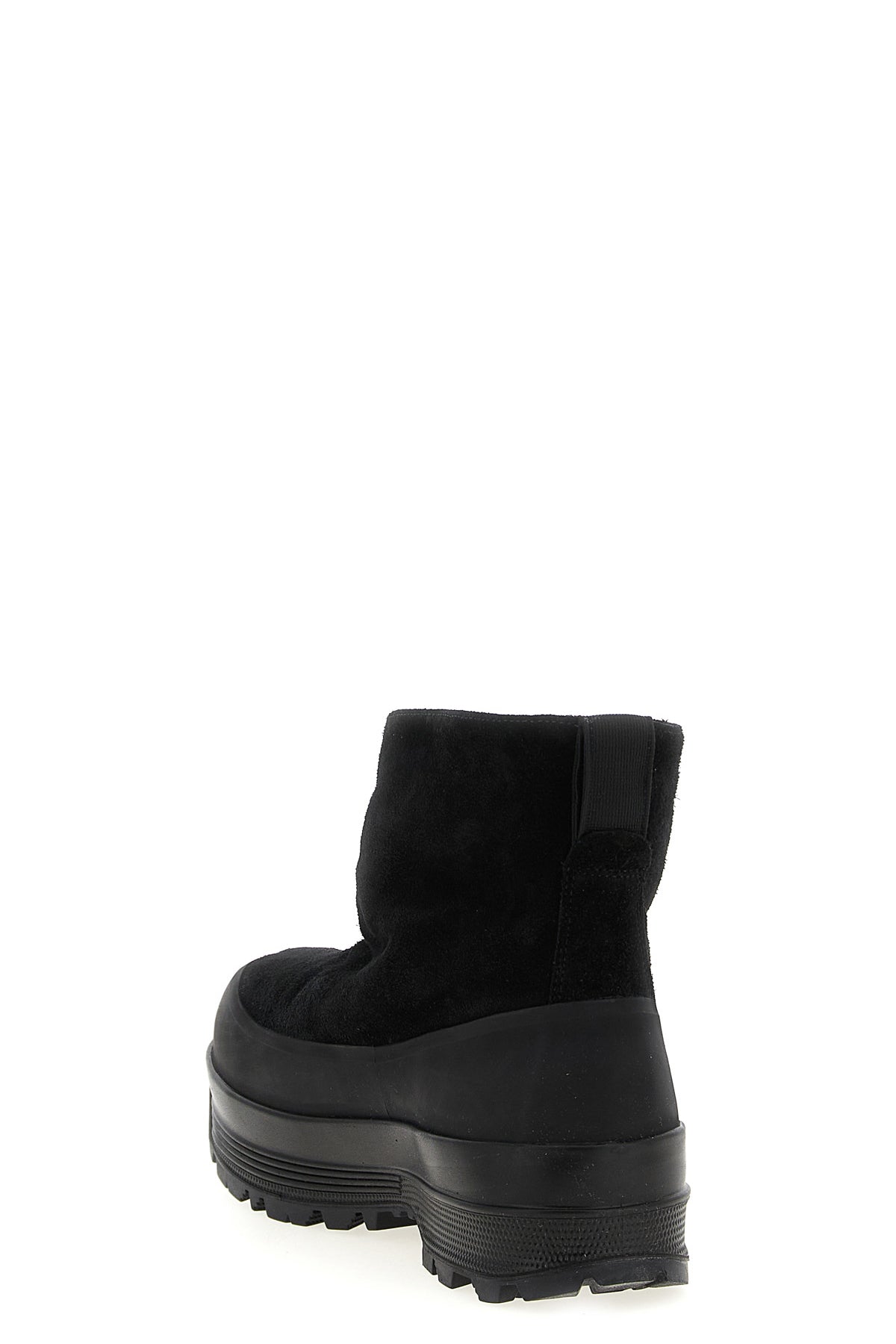 suede ankle boots finished