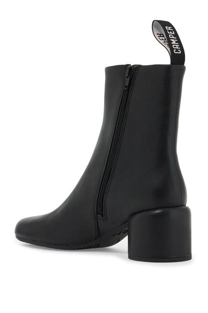 smooth leather niki ankle boots