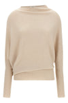 the agnona jersey redefines the codes of luxury knitwear through a fluid and dec