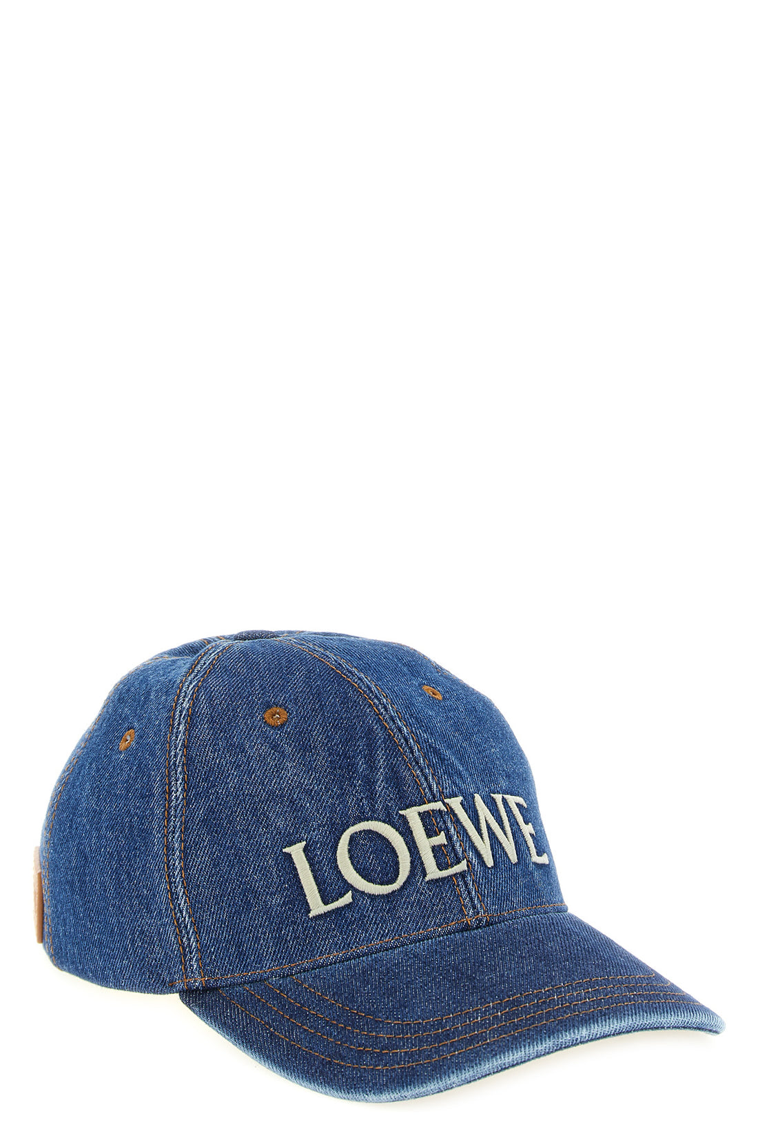 LOEWE S stone-washed cotton denim baseball cap