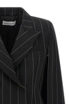 federica bonifaci tuxedo double-breasted cape redefines the codes of tradition