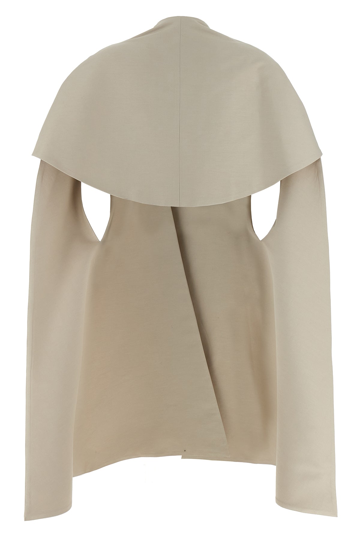 shaved cotton canvas cape