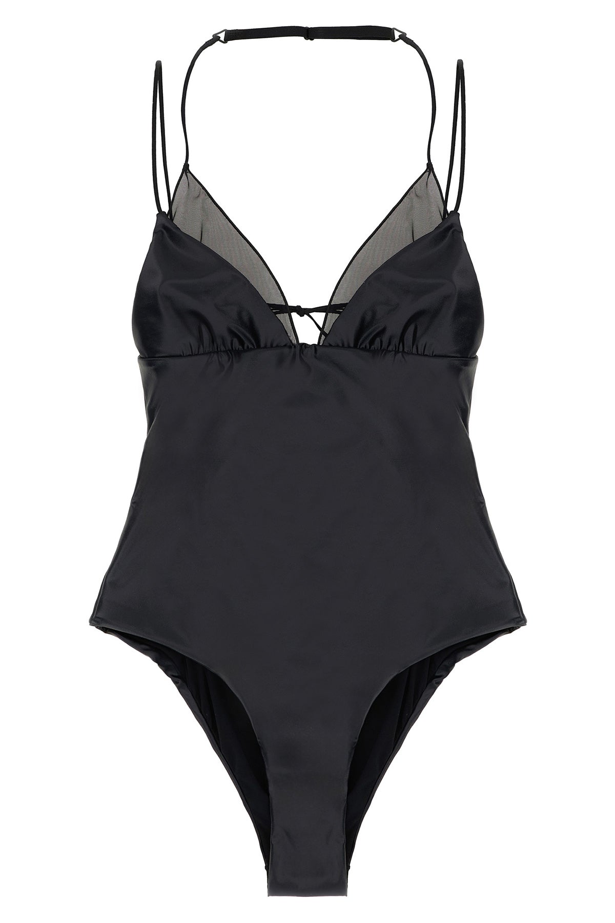 kate satin lycra one-piece swimsuit