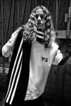 y-3 padded lyocell and elastane blend padded t-shirt
