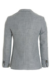 keanu single-breasted blazer in textured fabric