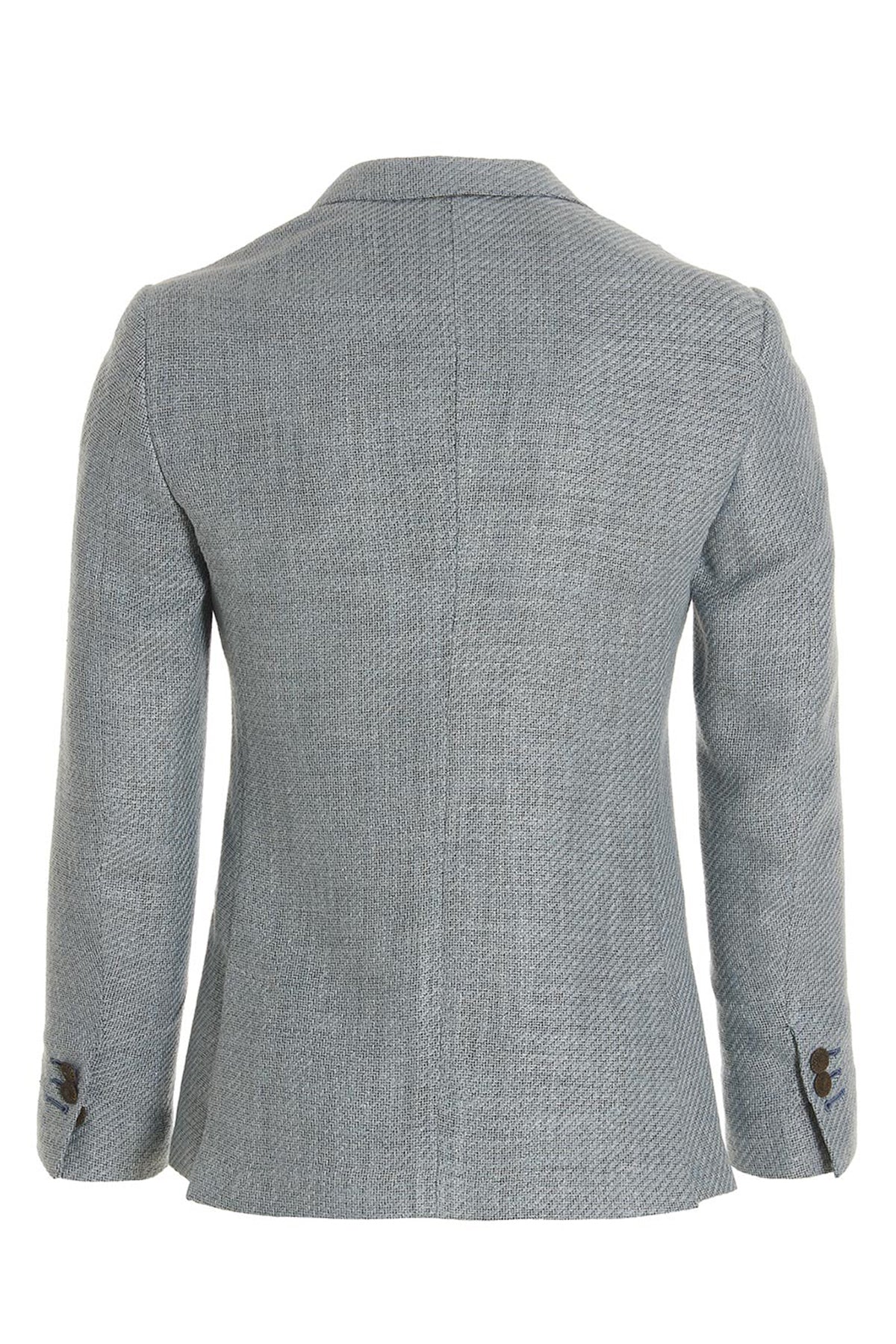 keanu single-breasted blazer in textured fabric
