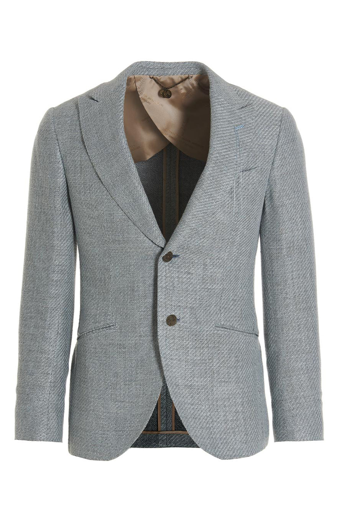 MAURIZIO MIRI 48 keanu single-breasted blazer in textured fabric