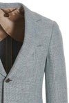 keanu single-breasted blazer in textured fabric