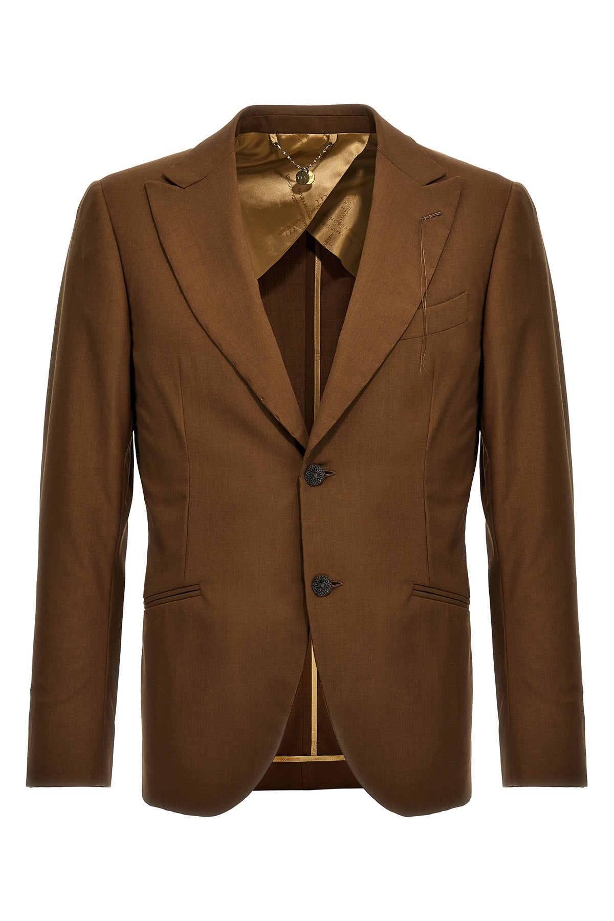 keanu single-breasted wool blazer