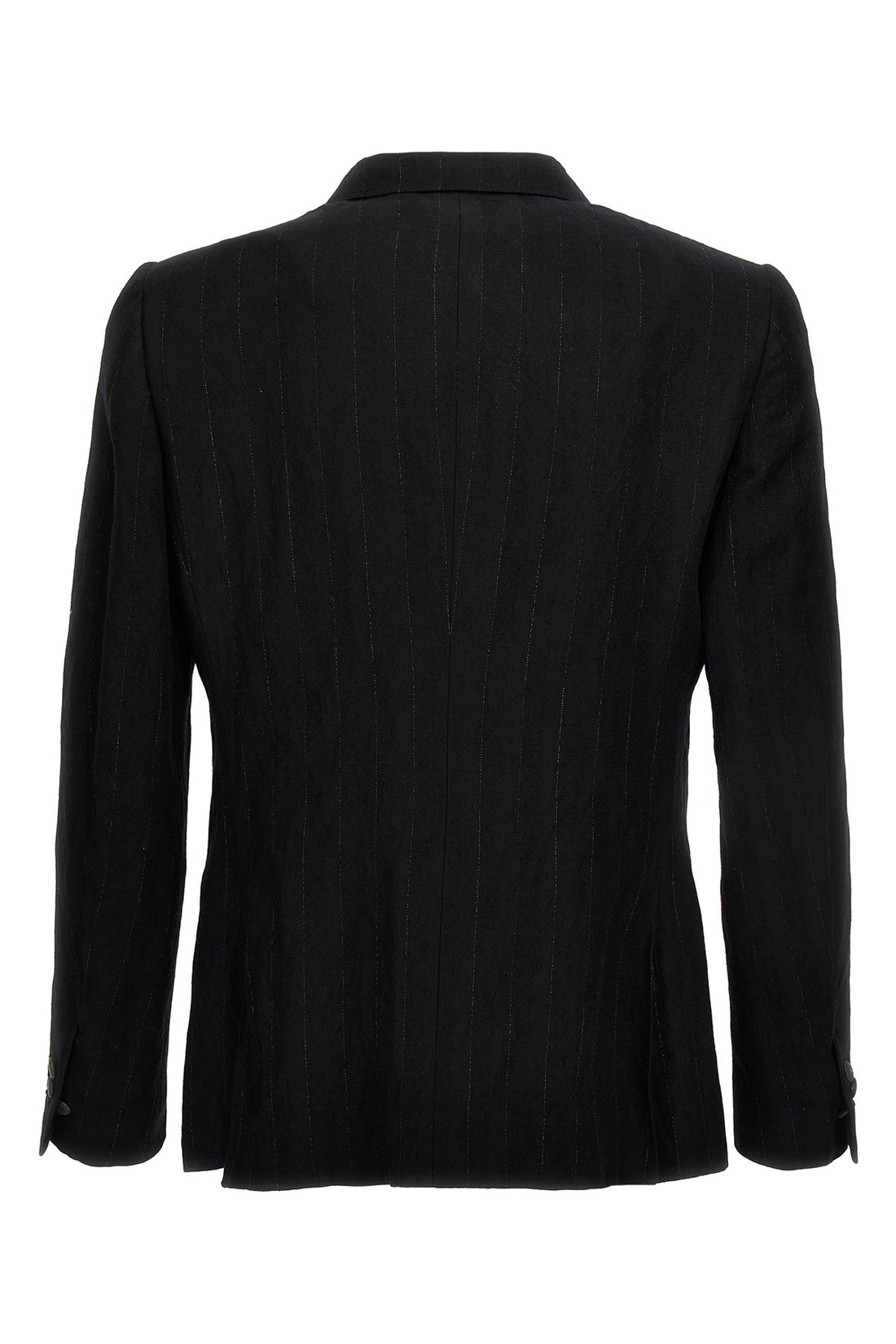 MAURIZIO MIRI 50 keanu single-breasted blazer in pinstriped cotton blend
