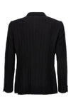 keanu single-breasted blazer in pinstriped cotton blend