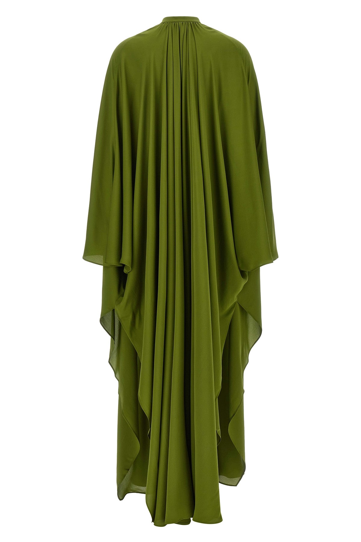 the long hooded dress tom ford pure fluid silk redefines sartorial volumes throu
