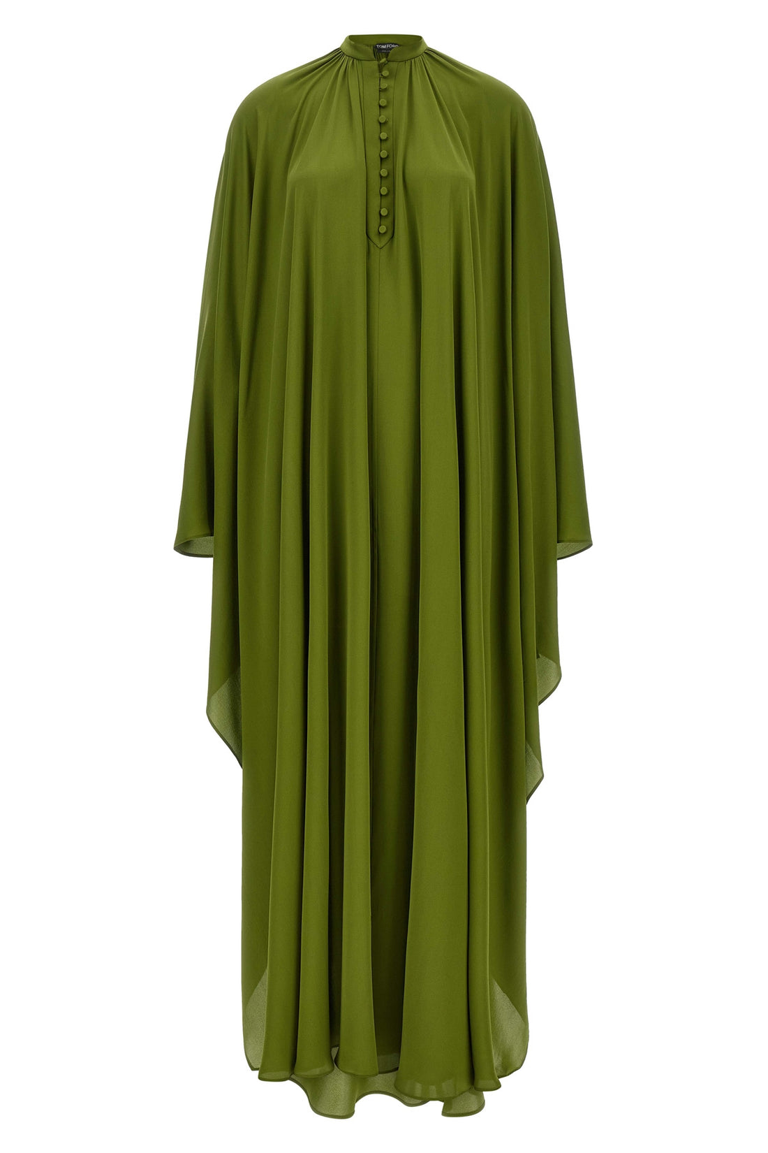 TOM FORD OS the long hooded dress tom ford pure fluid silk redefines sartorial volumes throu