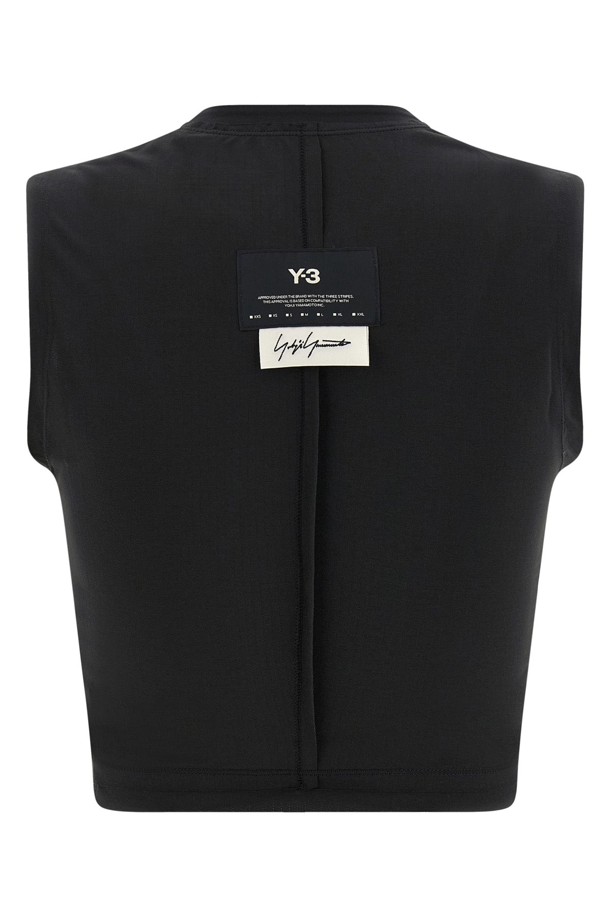 w run sleeveless crew neck top in tech fabric