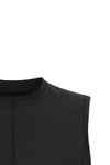 w run sleeveless crew neck top in tech fabric