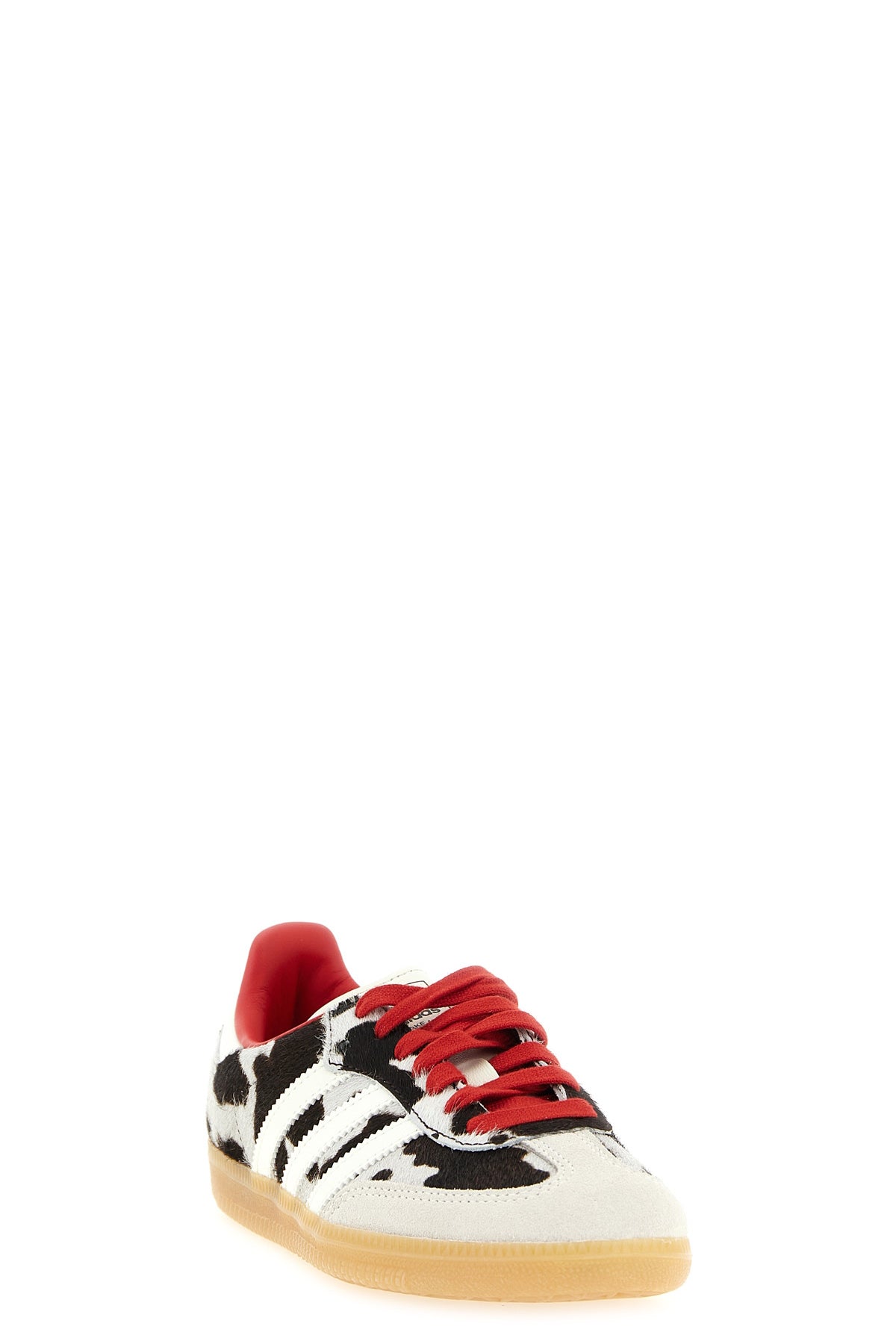 samba og cow print pony-effect leather sneakers