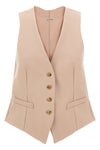 kiwi vest in compact viscose jersey