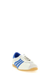 paris smooth leather and suede sneakers