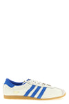paris smooth leather and suede sneakers