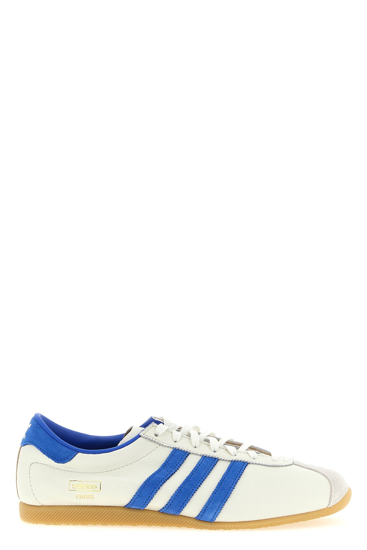 paris smooth leather and suede sneakers