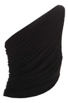 diana one-shoulder stretch draped top
