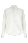 ohne k-dart shirt in double-striped cotton fabric