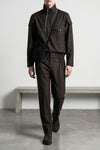 minna basic light wool trousers