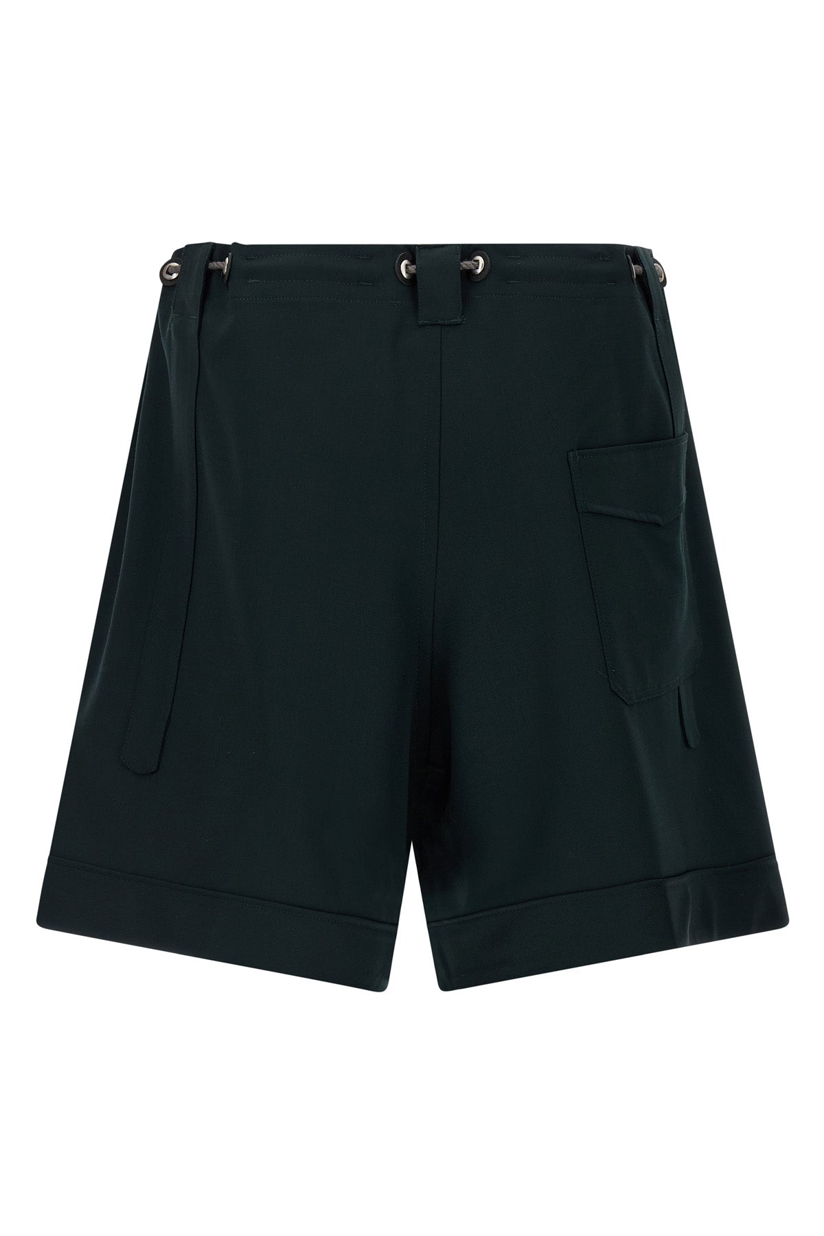 kyan virgin wool bermuda shorts