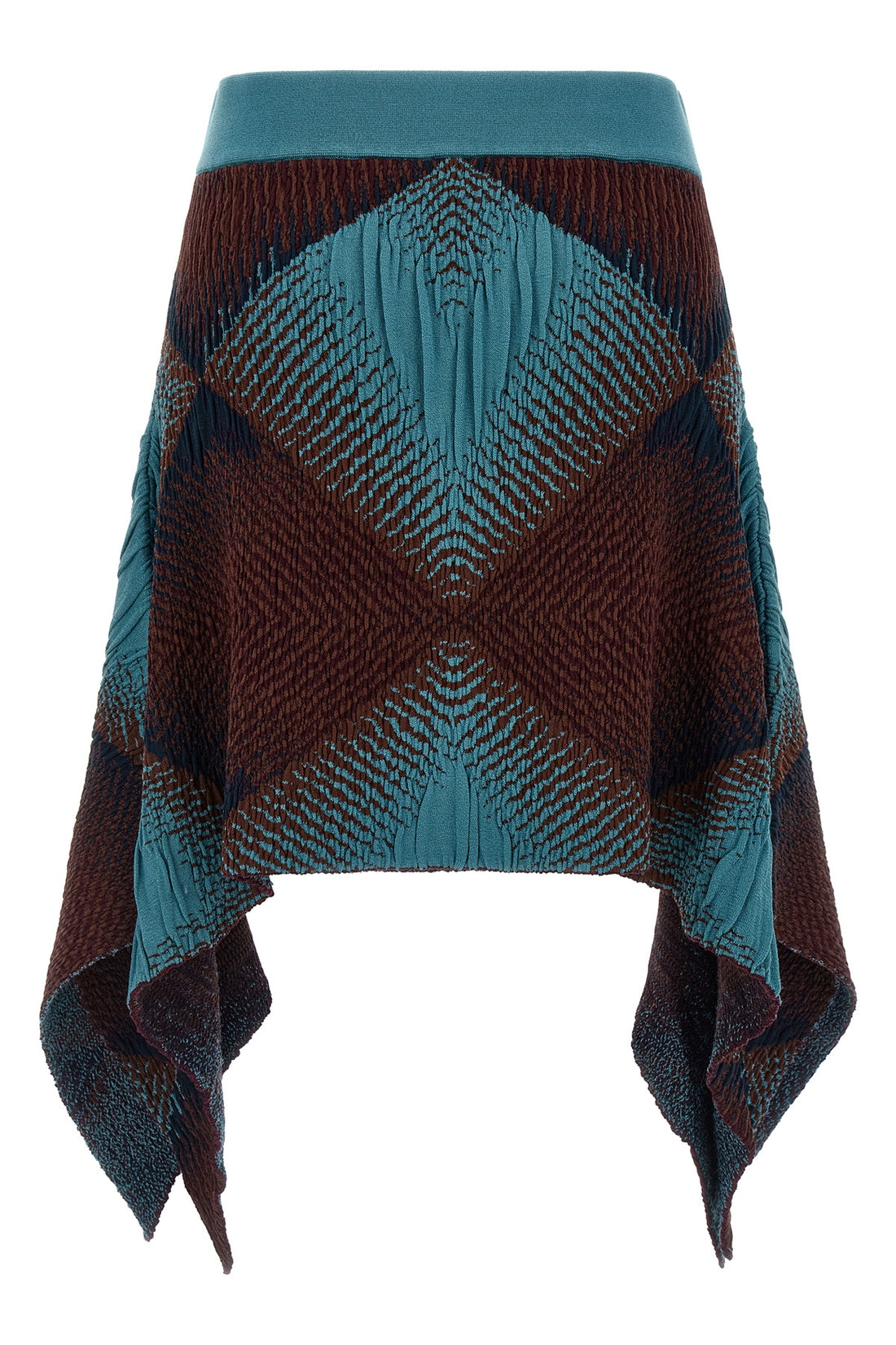 KIKO KOSTADINOV 38 ikat argyle jacquard knit skirt