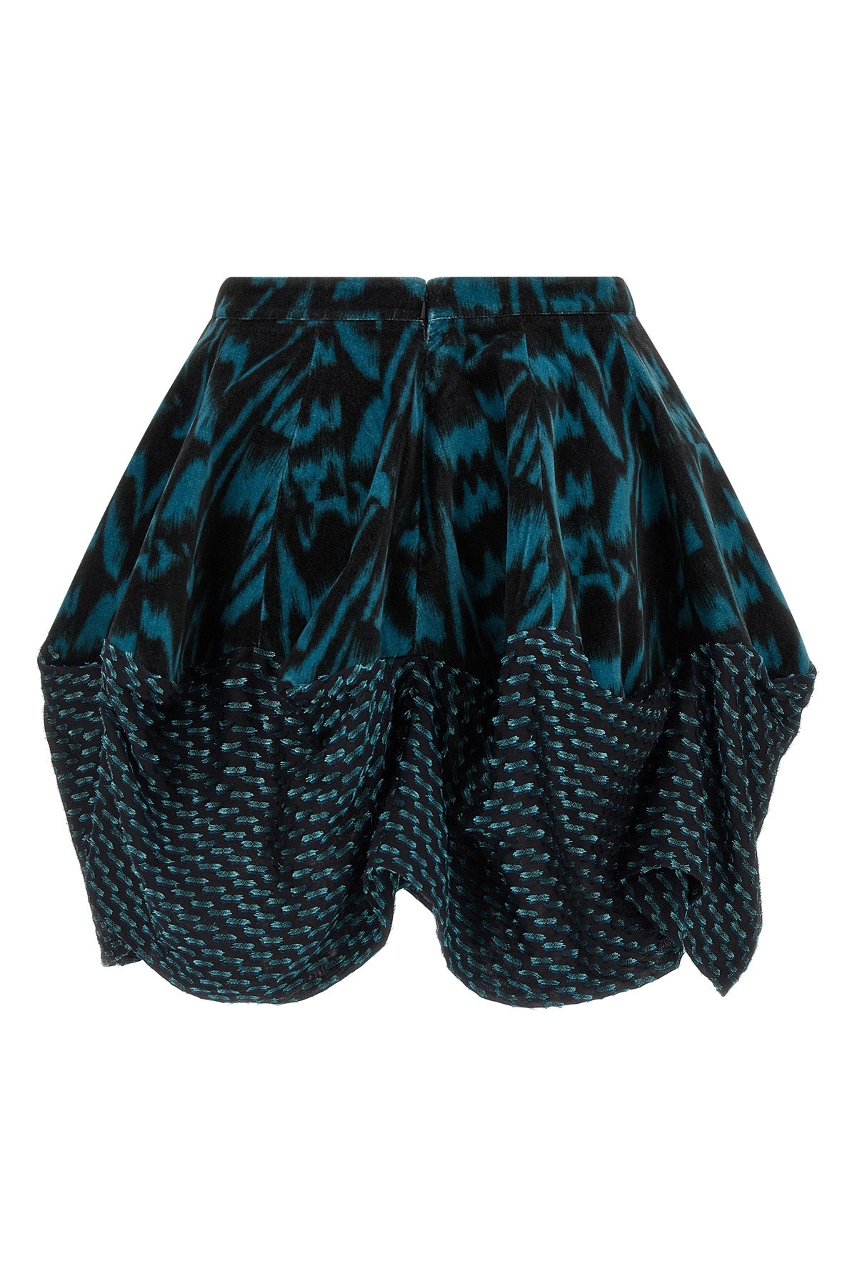 mini evelyn skirt in cotton velvet