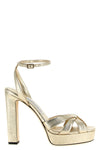 the jimmy choo kove sandal defines a new proportion through bold lines and scu