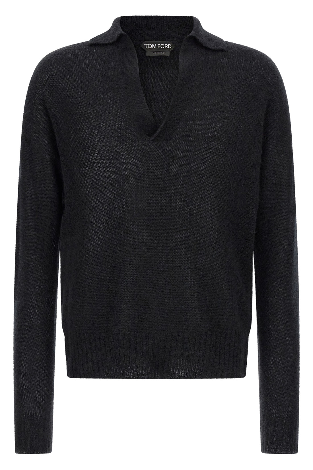 TOM FORD 50 cashmere and silk knit polo shirt