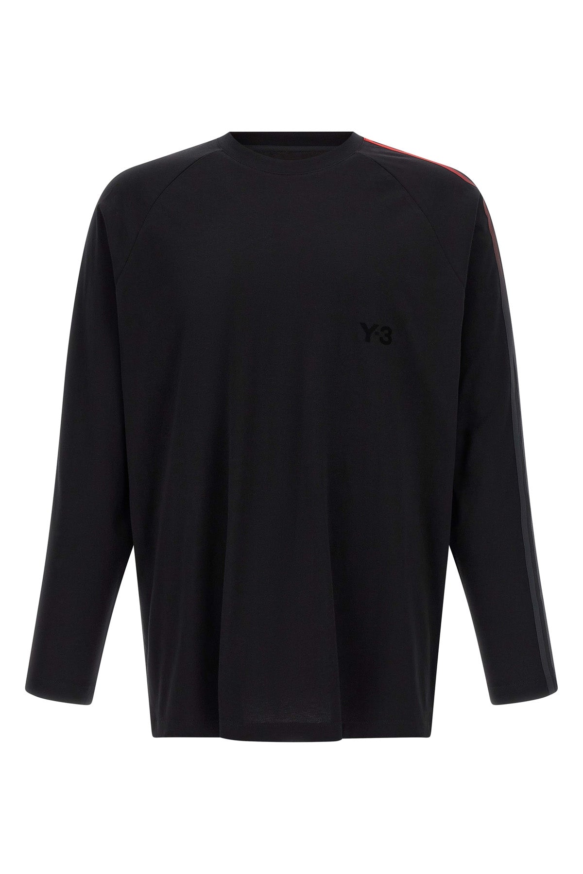 the y-3 oversized gradient stripes crew neck t-shirt