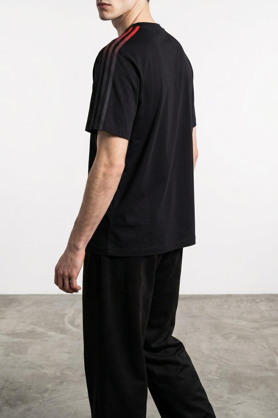 Y-3 L the y-3 gradient stripes short-sleeved t-shirt