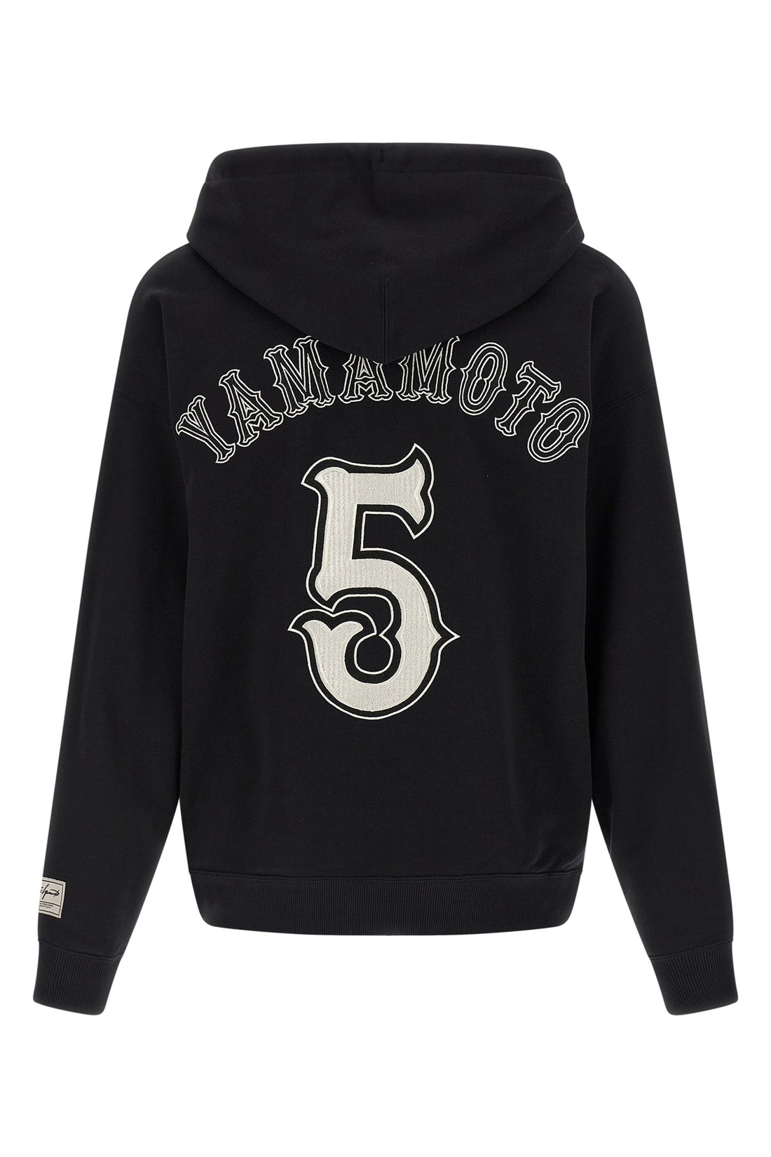 Y-3 L el5 gfx hoodie in brushed cotton