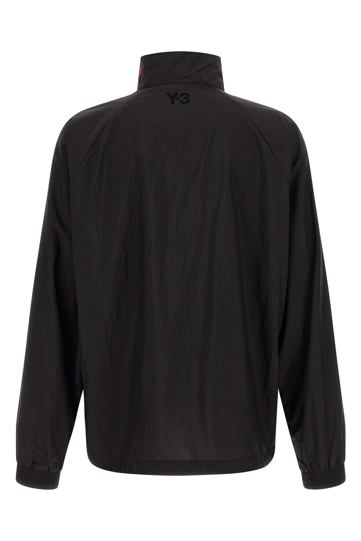 the y-3 gradient stripes sweatshirt in black technical taffeta