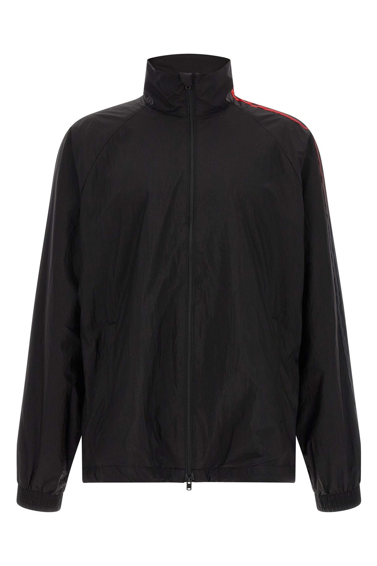 the y-3 gradient stripes sweatshirt in black technical taffeta