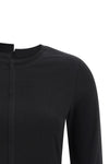the t-shirt y-3 redefines the classic long-sleeved model through a deconstructed