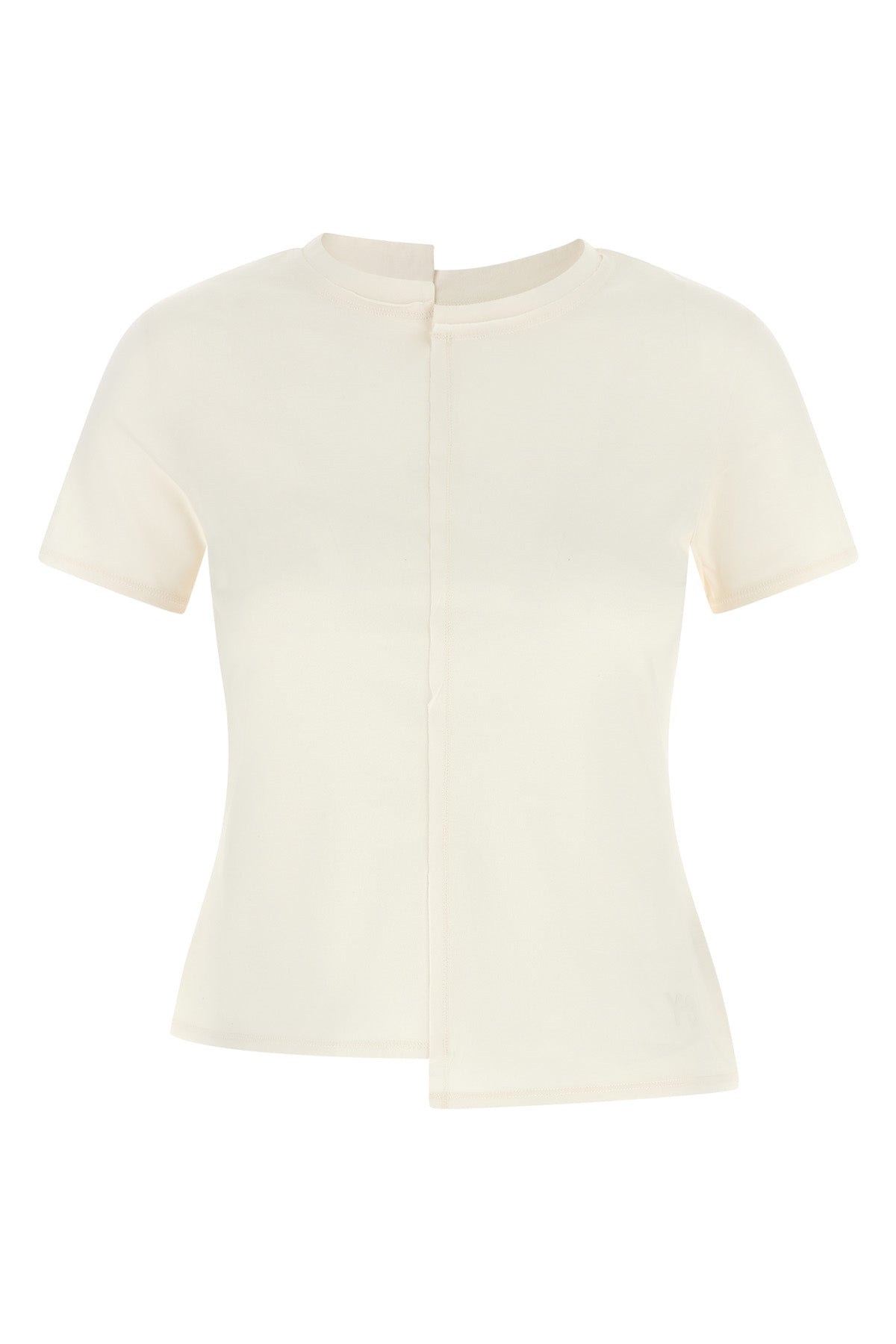the t-shirt y-3 redefines the codes of sportswear through rigorous deconstructio