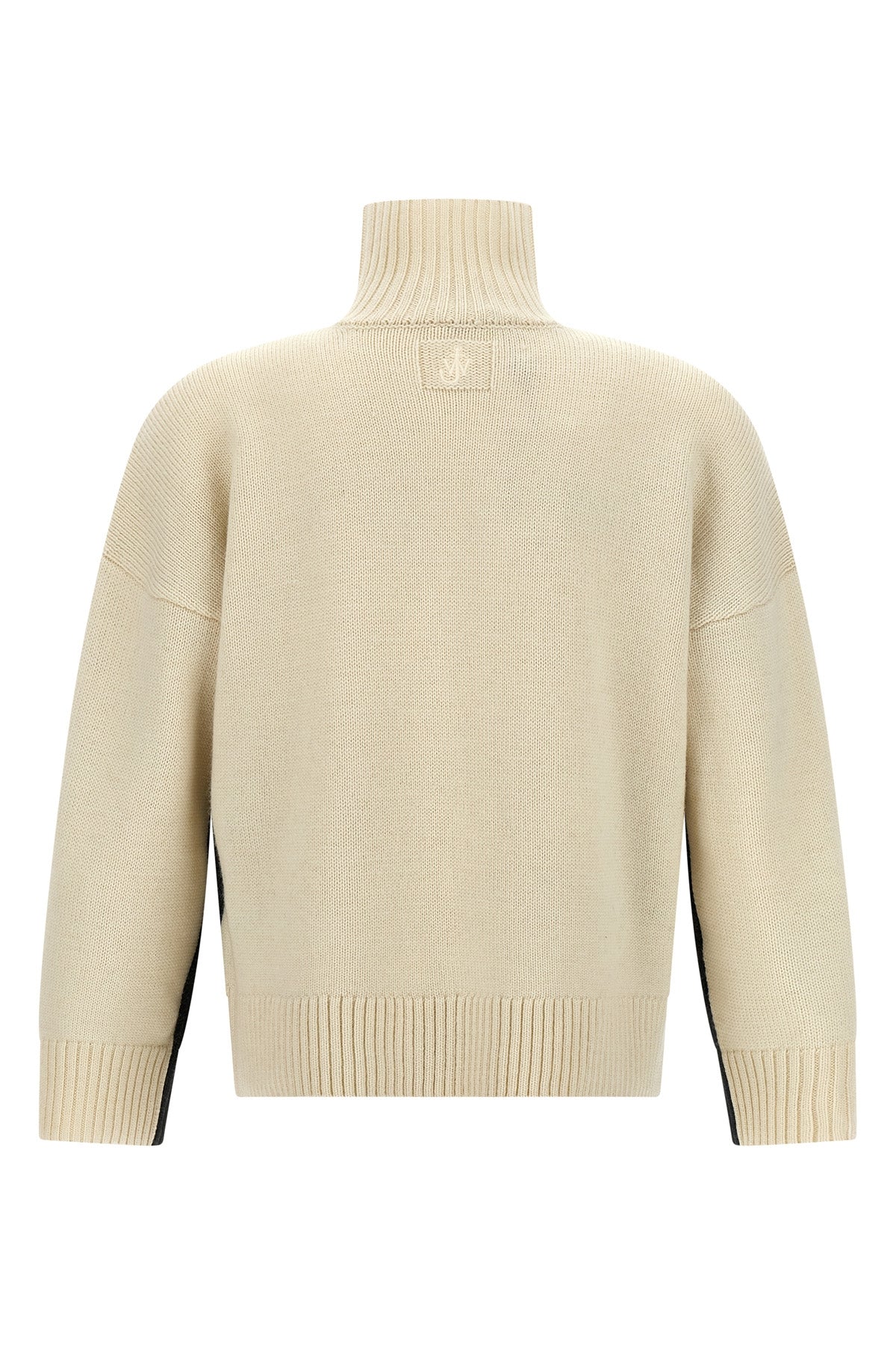 two tone wool blend sweater