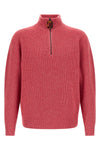 wool and cotton knit medium weight yarn sweater
