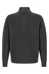 wool and cotton knit medium weight yarn sweater
