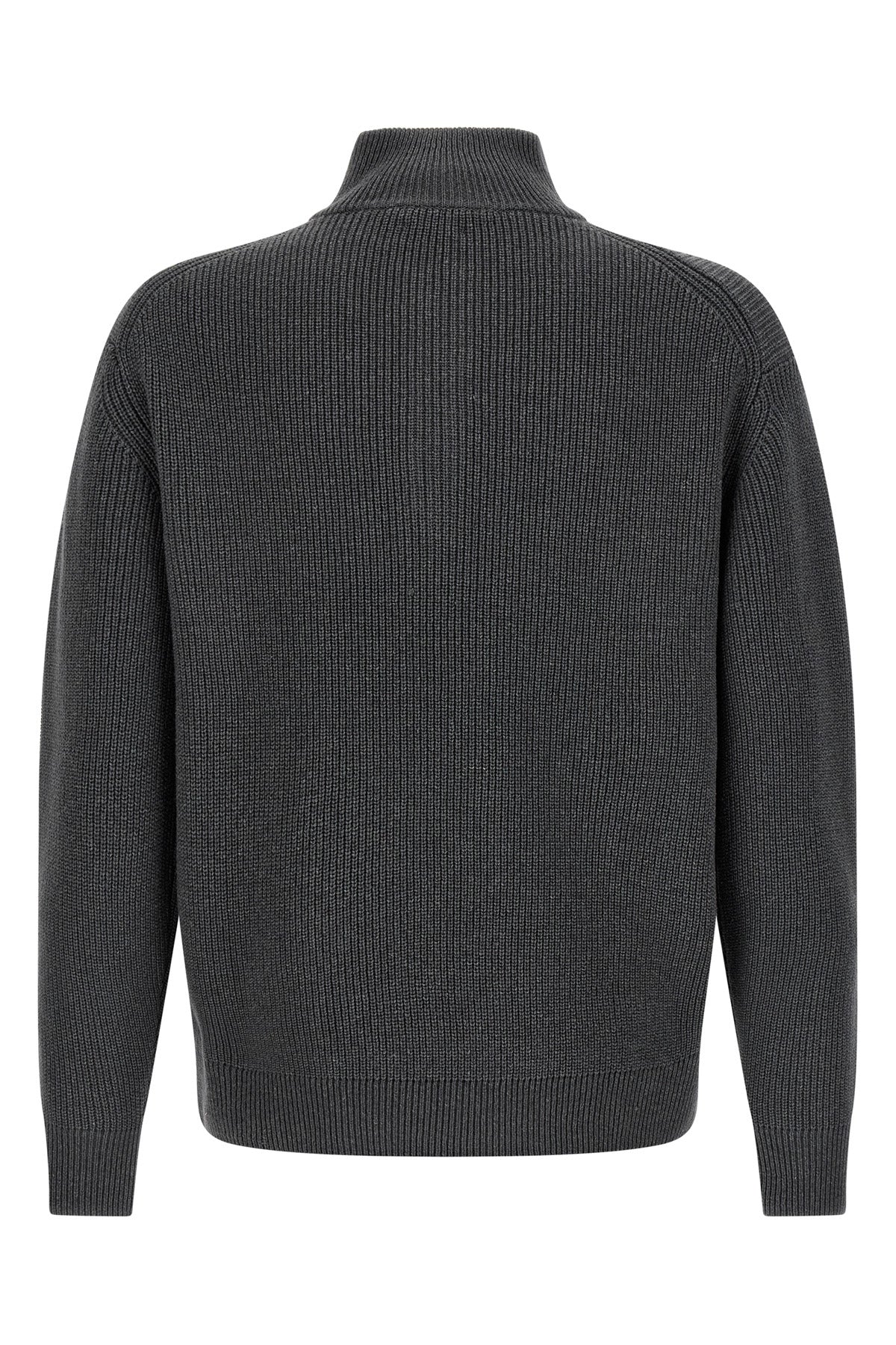 wool and cotton knit medium weight yarn sweater