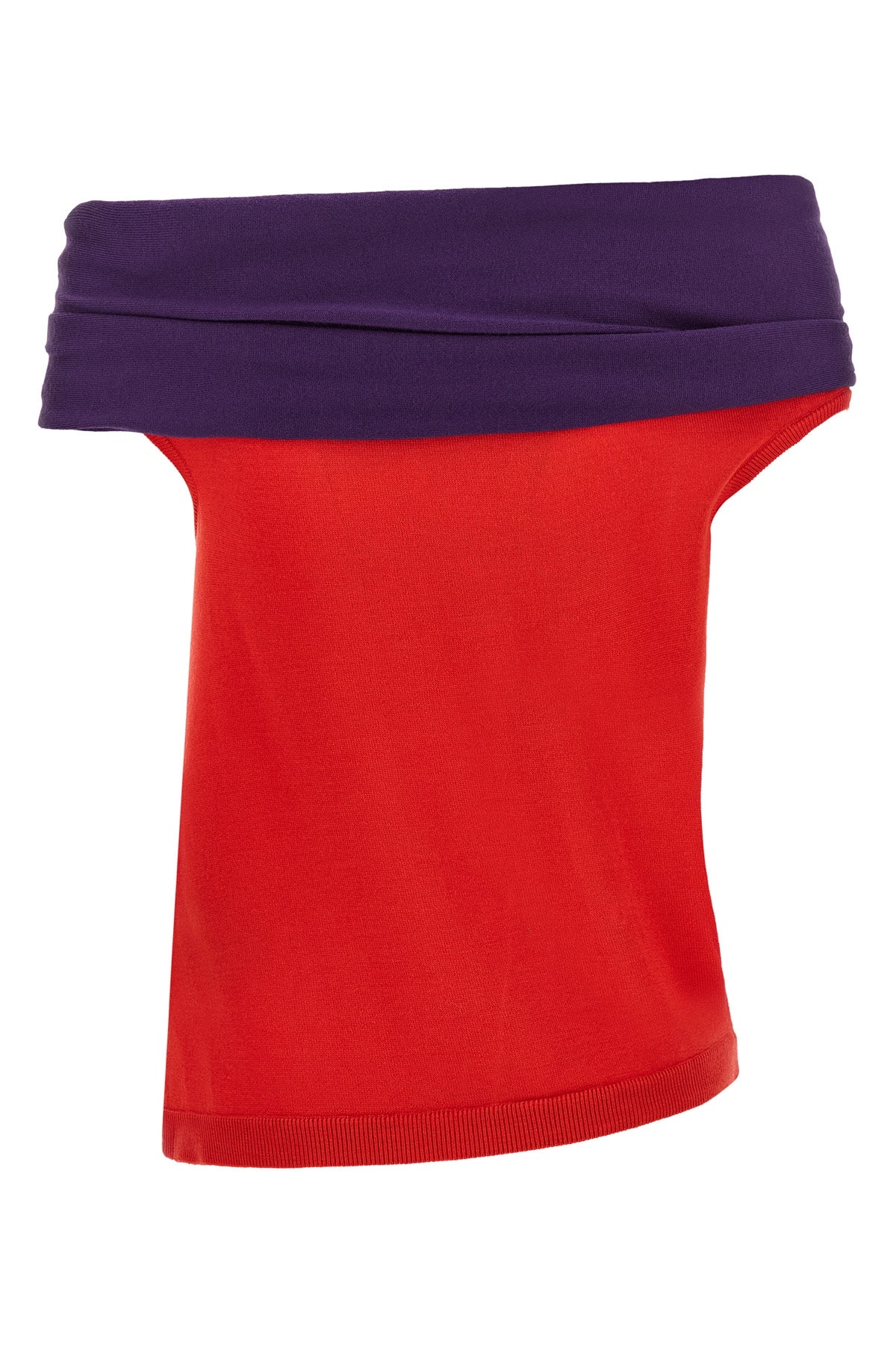 the jw anderson off shoulder tank top redefines contemporary knitwear through