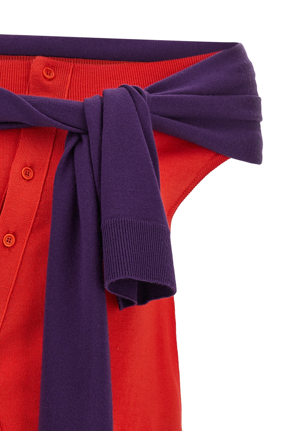 the jw anderson off shoulder tank top redefines contemporary knitwear through