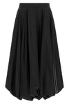the long skirt y-3 gradient 3-stripes redefines the volumes of the contemporar