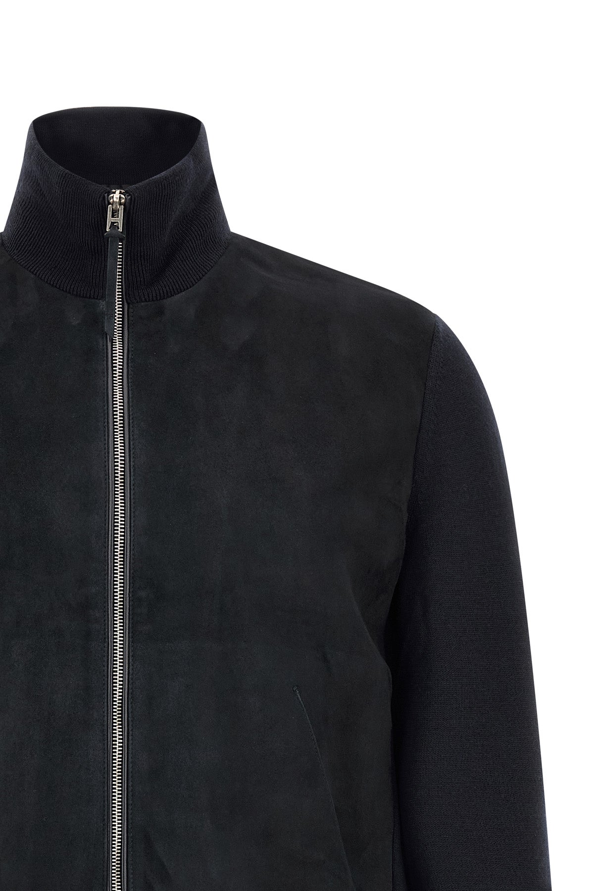 tom fords two-material cardigan