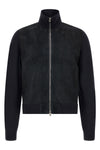 tom fords two-material cardigan